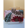 Clutch lantejoulas floral