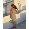 Vestido de Malha Brilhante