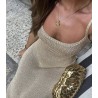 Vestido de Malha Brilhante