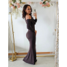 Vestido Gala Huda com manga