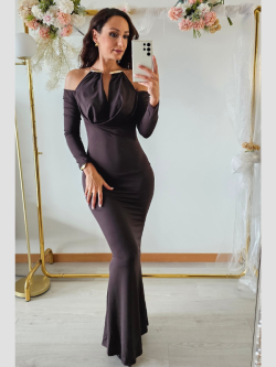 Vestido Gala Huda com manga