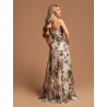Vestido Cerimónia Estampado R1594