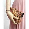 Clutch losangos dourada
