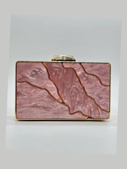 Clutch efeito mármore