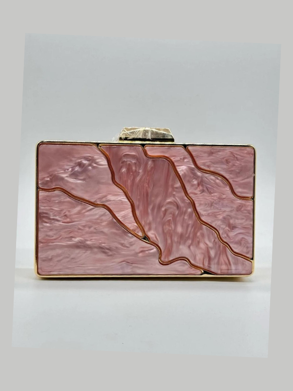 Clutch efeito mármore