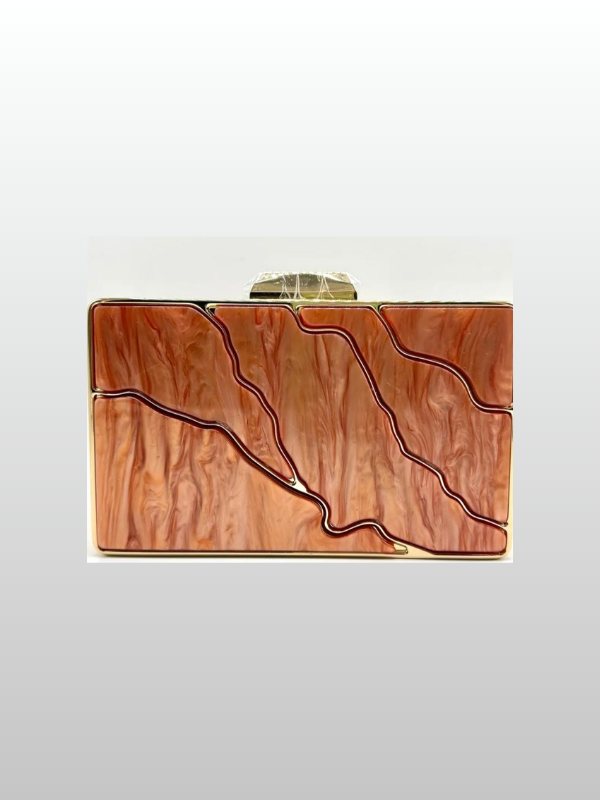 Clutch efeito mármore