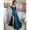 Vestido com racha Glórita