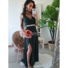 Vestido com cinto Lili