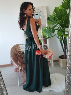 Vestido com cinto Lili